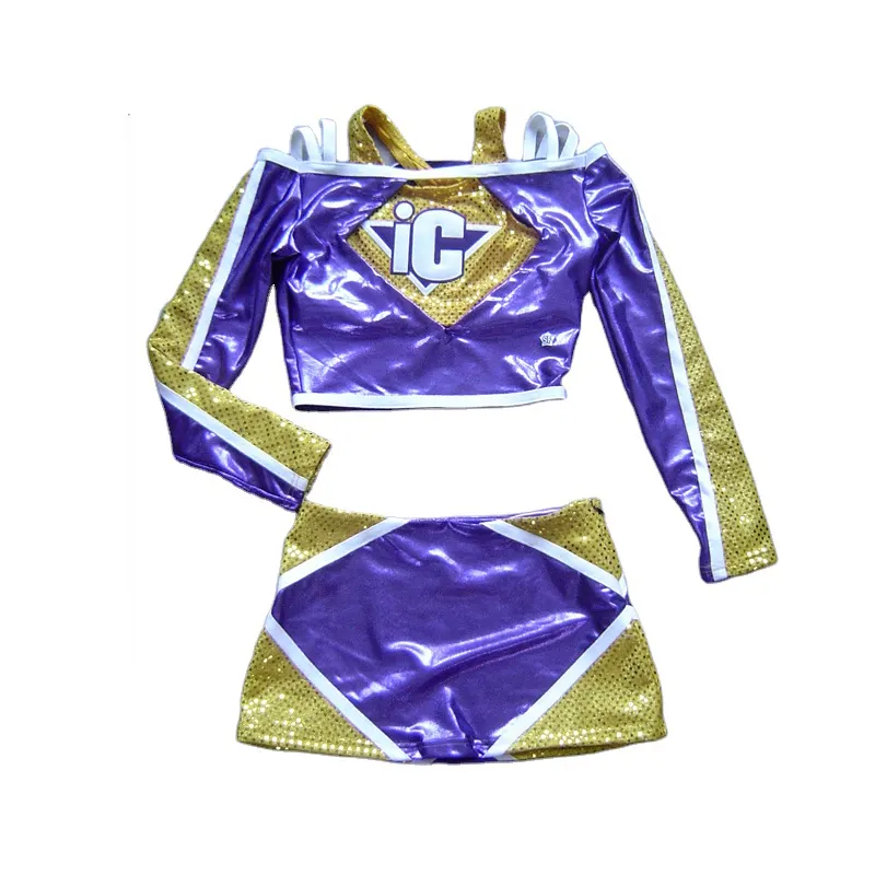 Uniforme de Cheerleading de nouvelle qualité, uniformes de Cheerleading par sublimation pour filles en vente