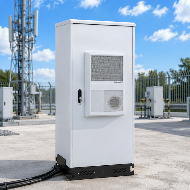 IP55 IP65 Outdoor Wall Mount Network Cabinet Weatherproof Telecom Enclosure Pole Mount 19 Inch Steel Equipment Cabinet OEM