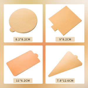 Mousse Cake Base Cardboard Mat Round Square Thickened Reusable For Birthday Cake Decorating Supplies - Product Image 2