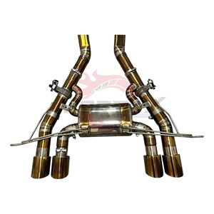 Échappement Valvetronic en alliage de titane poli miroir haute performance, soudé TIG, Vortex Universal, best-seller G80 M3 G81 G82 M4 - Product Image 2