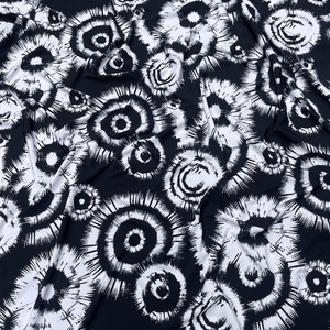 95% poliéster 5% Spandex Vintage impreso tejido 75D 100D cuatro vías estiramiento crepé tela súper suave - Product Image 2