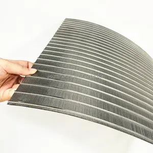 Feuille de filtre d'écran de panneau de fil de cale en acier inoxydable pour l'eau industrielle