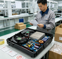 Papan PCB Kompor Induksi Aluminium 3500W 3.5 kW Prestige Home Appliance dengan Kumparan Tembaga dan Penyangga Paduan Aluminium