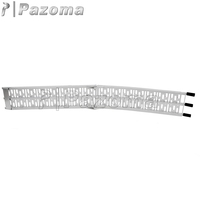 Rampe de chargement pour moto, sangle de chargement pour camionnette, argent, pour tondeuse à gazon