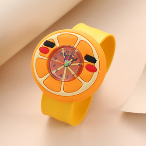 Nouvelle montre à claquer pour enfants créative et colorée, adorable, pliable, montres à claquer en silicone pour enfants, animaux en 3D, dessins animés - Product Image 4