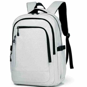 Nouveau Sac à Dos Portable en Polyester Imperméable et Respirant, Style Coréen Tendance, avec Fermeture Éclair, Simple, Couleur Unie, pour Activités de Plein Air - Product Image 2