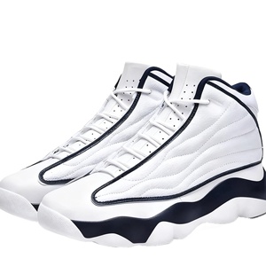 Brand Logo <strong>Custom</strong> Professional Men Outdoor Sports Sneakers Leather Air 13 High Top Women Basketball Shoes - Product Image 1