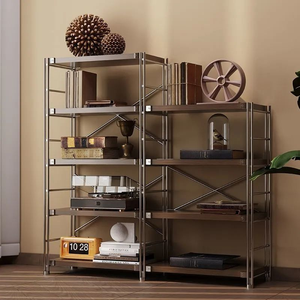 Nouveau Présentoir de Sol Multi-niveaux Style Rétro 2026 – Étagère de Rangement Multifonctionnelle pour Snacks, Idéale pour Balcon et Salon - Product Image 3