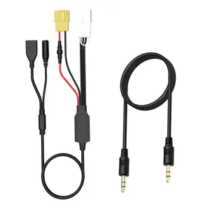 CHELINK Car Stereo AUX Adapter Audio Cable with USB Connector and 3.5mm Auxiliary Input Jack and for Ford Falcon Territory