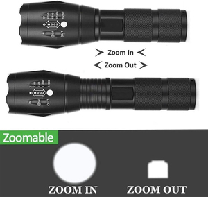 ไฟฉาย LED Q5 แบบชาร์จไฟได้ 1000 ลูเมนส์ พร้อมโฟกัสปรับได้ กันน้ำ ชาร์จผ่าน USB ใช้สำหรับตั้งแคมป์ ใช้เป็นพาวเวอร์แบงค์ได้ - Product Image 3