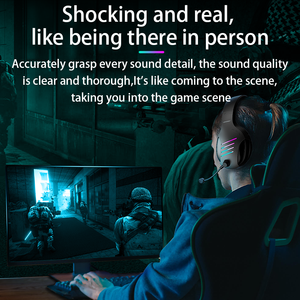 <span class=keywords><strong>Casque</strong></span> Gaming Filaire RGB 7.1 Surround le Moins Cher, Oreillettes USB 3.5mm pour <span class=keywords><strong>PS4</strong></span> - Product Image 5