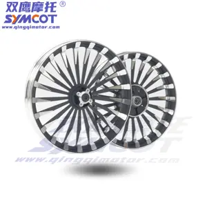 21-spoke Aluminum wheels for GN125 GN150 GN200 GN250 Suzukies chopper cruiser model street motorcycle wheels hub for Yemen