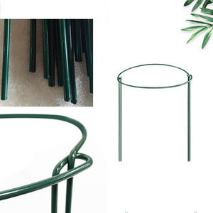 Piquet de soutien de <span class=keywords><strong>plante</strong></span> incurvé en métal vert durable et écologique pour jardin extérieur ABS plantes en pot escalade vigne formation acier - Product Image 4