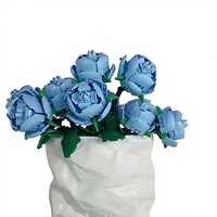 Ensembles de blocs de construction fleuris en promotion – Jouet de construction pour enfants, fleurs DIY, jouet créatif en plastique pour l'assemblage, idéal pour les cadeaux promotionnels