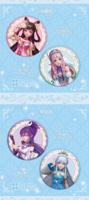 Lot de 40 boîtes en gros Zhiqutongnian Starcard Dream Girls Série badges « Dreamweaver » Série 1 Boîte mystère de figurines de collection