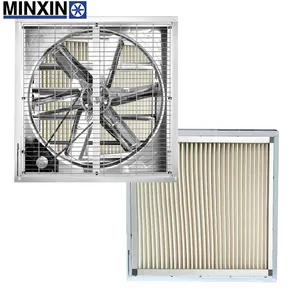 High Speed Industrial Wall Mount Ventilation Exhaust Fan Cast Iron AC 40 Inch Poultry Farms Axial Flow Fans Free Spare Parts