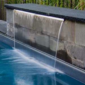 Cascada <span class=keywords><strong>de</strong></span> <span class=keywords><strong>Agua</strong></span> Acrílica Colorida para Piscina Water Faery, Diseño Moderno y Cristalino para Decoración <span class=keywords><strong>de</strong></span> Piscinas y Jardines <span class=keywords><strong>de</strong></span> Lujo - Product Image 5