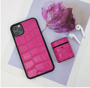 Custodia <span class=keywords><strong>per</strong></span> cellulare in pelle Pu di design di lusso all'ingrosso personalizzato <span class=keywords><strong>per</strong></span> <span class=keywords><strong>airpods</strong></span> 1 2 pro custodia protettiva <span class=keywords><strong>per</strong></span> iphone - Product Image 4