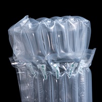 Gourde film coussin de colonne d'air sac d'emballage de protection contre les bulles bouteille de vin bouteille en verre et sac de colonne d'air de miel en conserve