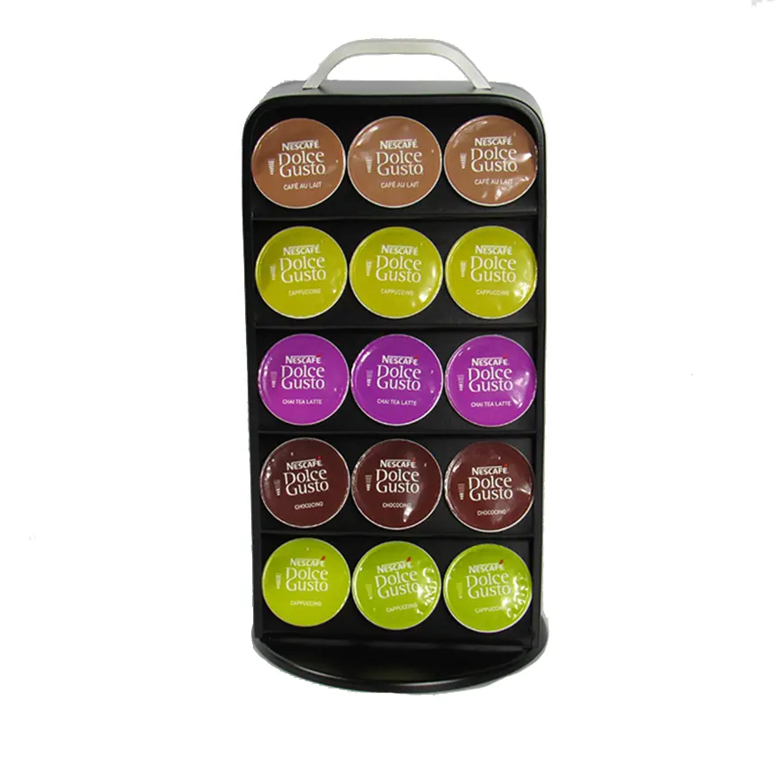 Cápsula de café dolce gusto, base rotativa tipo de armazenamento 30 peças