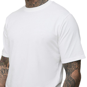 Camisetas de fabricante 180 GSM algodón diseño personalizado camisetas transpirables para hombre en blanco camiseta de alta calidad OEM - Product Image 2