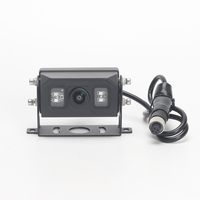 Caméra de détection de piétons et de véhicules AI BSD avec avertisseur sonore tricolore, caméra de recul pour camion, étanche IP68