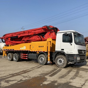 Bomba de Concreto Móvil Diésel SANY en Excelentes Condiciones, Chasis Benz, Pluma de 5 Secciones, Motor de Alta Eficiencia, Usada en Construcción, 50m - Product Image 5