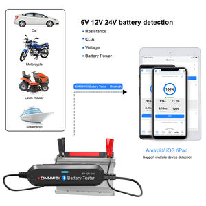 Fabrieks Directe Konnwei Bk200 12V 24V Bluetooth 5.0 <span class=keywords><strong>Auto</strong></span> Accu <span class=keywords><strong>Tester</strong></span>, 100-2000 Cca Load <span class=keywords><strong>Tester</strong></span> Automotive Alternator <span class=keywords><strong>Tester</strong></span> - Product Image 4