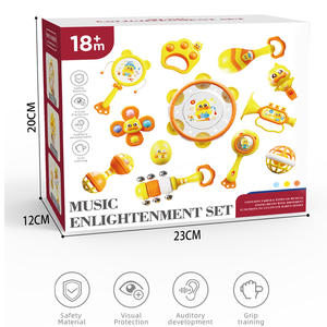 Juguete Sensorial Musical de Plástico para Niños, Sonajero Suave para Bebés, Juego de Mordedores para Bebés y Niños Pequeños, Desarrollo Intelectual - Product Image 4