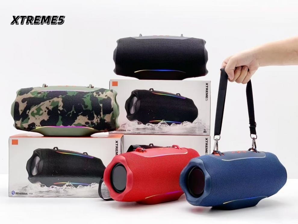 Shoulder Strap Portable Wireless Drum for V5.3 Speaker High Power Deep Bass FM Radio RGB LED Voice Control Custom Logo OEM · image 3
