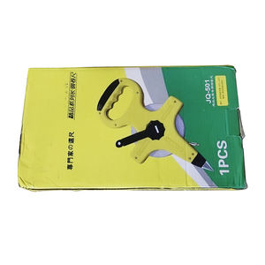 Suplai langsung dari pabrik pita pengukur baja portabel dengan rangka pegangan plastik 30 meter sistem pengukuran metrik 50 meter - Product Image 6