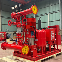 Ensemble de pompes incendie EDJ monté sur châssis, système de pompe centrifuge électrique diesel avec panneau de commande
