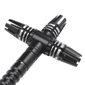 Sabre laser TXQSABER C-02 avec poignée en métal, 16 sons, pour cosplay et duel, lame de sabre avec réglage du volume, jouets LED <span class=keywords><strong>Kylo</strong></span> <span class=keywords><strong>Ren</strong></span> - Product Image 4