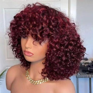 10 "nhiệt độ cao sợi Máy làm afro dreadlock Bob tóc giả với những tiếng nổ không ren nắp nhỏ làm nổi bật phụ nữ tóc giả - Product Image 3