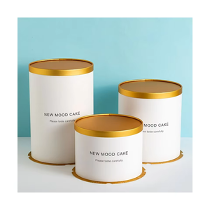 Promoción Especial Cajas de Cartón de Alta Gama de Tres Capas de Diez Pulgadas para Pasteles, Fáciles de Usar - Product Image 1