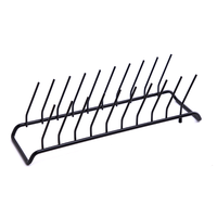 Égouttoir à vaisselle en fer pour comptoir de cuisine, support de rangement pour assiettes, organisateur de vaisselle, séchoir à assiettes peu encombrant
