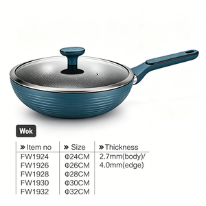 Ensemble de casseroles et poêles de cuisine à induction de haute qualité, wok, soupière, poêle à frire, <span class=keywords><strong>en</strong></span> alliage d'aluminium épaissi, antiadhésif <span class=keywords><strong>Tefal</strong></span> - Product Image 6