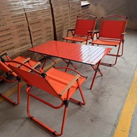 Chaise de camping pliable en métal, chaise Kermit portable, chaise de jardin légère en Oxford pour la pêche, le pique-nique, la plage