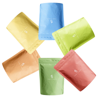Sachet de Thé en Loof de Qualité Alimentaire Imprimé au Design Personnalisé, Pochette debout, Sac en Mylar à fermeture éclair pour Sushi, Gelée, Nourriture pour Animaux de Compagnie, Étanche à l'humidité