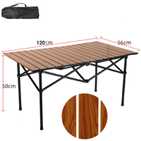 Ensemble table et chaises de camping pliables, légères et durables, mobilier d'extérieur de haute qualité pour le camping et la plage
