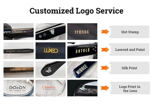 Trọng lượng NHẸ hình chữ nhật màu Acetate Kính mắt khung với nhôm magiê đền kinh doanh cảnh tượng kính khung Unisex - Product Image 6