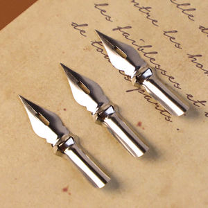 Fabrication en gros de plumes de stylo d'art de <span class=keywords><strong>dessin</strong></span> comique plumes flexibles remplaçables personnalisées pour le stylo <span class=keywords><strong>plume</strong></span> de <span class=keywords><strong>calligraphie</strong></span> - Product Image 3