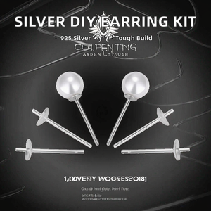 925 Sterling Silver Bead Caps <b>Earring</b> <b>Posts</b> 2mm for DIY Jewelry Making Findings - Product Image 2