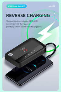 Cho olax M100 băng tần kép 2.4G & 5.8G Pin ngân hàng 10000mAh USB Loại C tường lửa Hot Bán nhanh chóng & sạc nhanh ngân hàng điện - Product Image 5