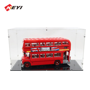 Vitrine en acrylique transparente, boîte de rangement en plexiglas pour bus de <span class=keywords><strong>Londres</strong></span> <span class=keywords><strong>LEGO</strong></span> et figurines d'action - Product Image 2