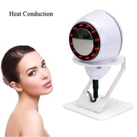 Martillo Térmico Infrarrojo, Dispositivo de Calor Facial, Masajeador con Luz Roja, Máquina de Calor para la Piel, para Salón de Belleza