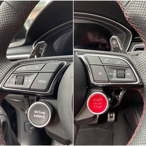 Changement de vitesse en Fiber de carbone, 1 pièce, couverture de changement de vitesse, pour Audi Q3 RSQ3 SQ3 F3 2019 2020 2021 - Product Image 2