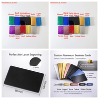 Cartes de visite en métal en acier inoxydable imprimées sur mesure, plaquées or miroir, cartes vierges