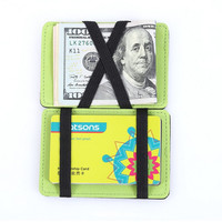 Dompet Pria Kulit PU Ajaib, Tempat Kartu Bank, Dompet Multifungsi, Dompet Koin, Dompet Saku untuk Pria Wanita - Promo!
