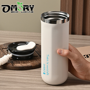 OMORY Best Selling 500ml 304 Polygon Travel Cup Direct Drink Stainless Steel Vacuum Insulated Cup - Product Image 1